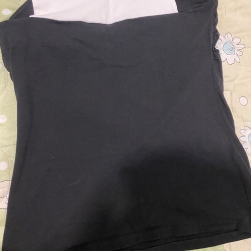 Sleeveless blouse like new, black and white, sizes S and M