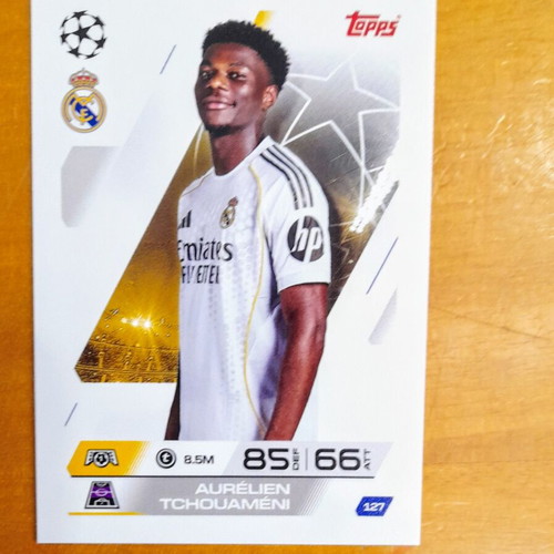 Topps card Match Attax Aurélien Tchouaméni new