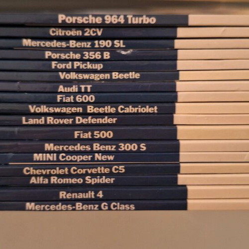 Legendary Cars Book Set, 17 Pieces, Like New