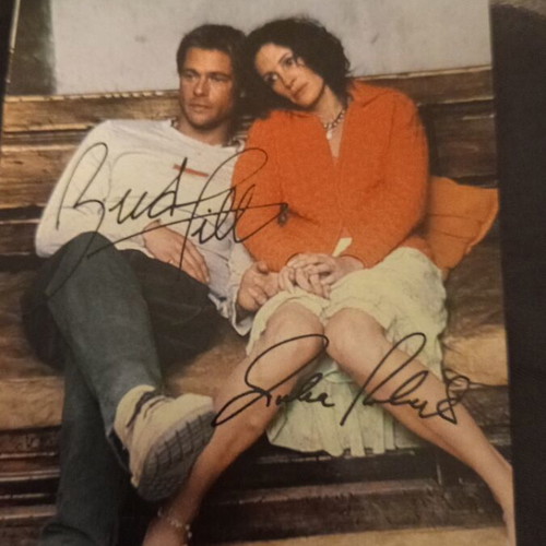 Autograph Brad Pitt Julia Roberts used from Katerina magazine