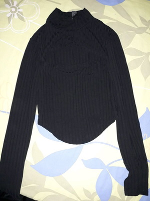 Top xxs petite elastic like new with rib fabric chest opening