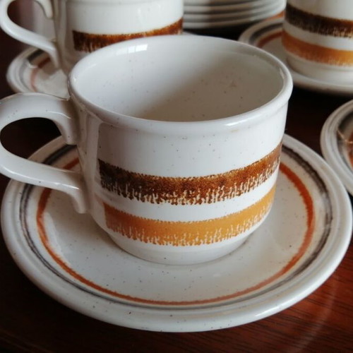 English Ceramic Tea and Coffee Set 12 Pieces Like New