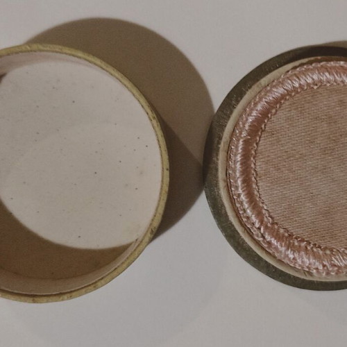 Paper round blush box NOLICE, PARIS - AURORE used, coral color