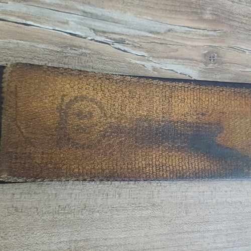 Leather Razor Sharpening Strop used, double-sided
