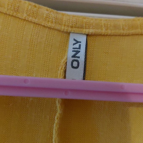 Only rib dress like new, banana yellow, size S