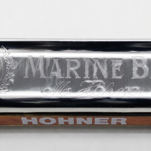 Hohner Marine Band Harmonica in Key F like new with original case