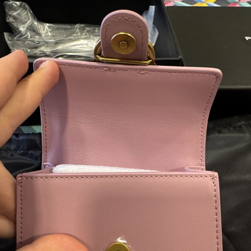Pinko Love Mini Icon Simply Cl shoulder bag, pink Iris