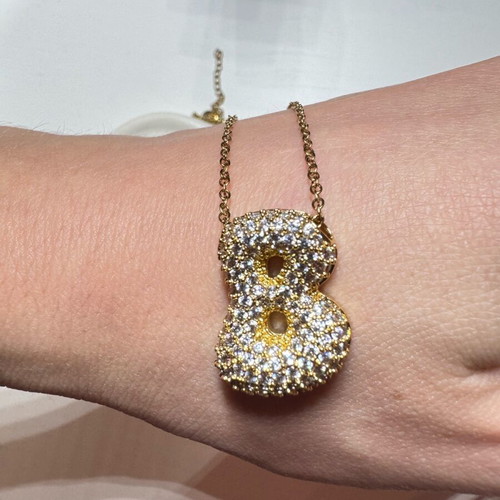 Monogram bubble new, gold color