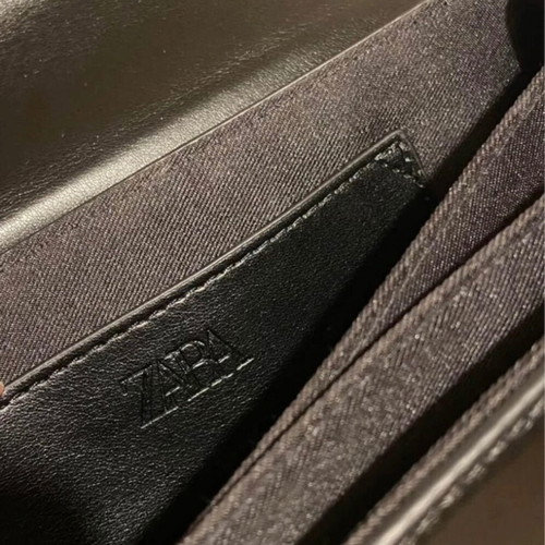 Zara black crossbody shoulder bag