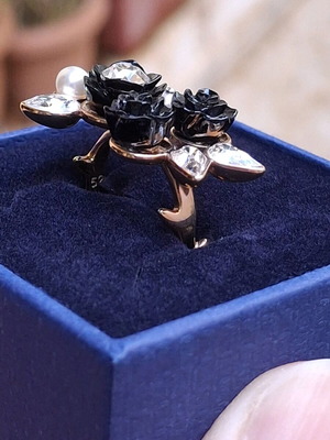 Swarovski ring 52 mm