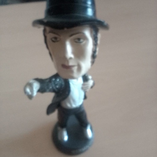 Michael Jackson collectible figure miniature used, 20 cm height