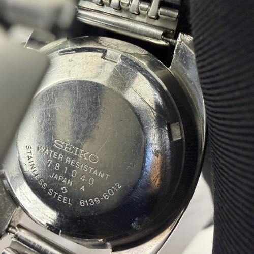 Seiko 6139-6012 vintage chronograph 1977, used automatic watch