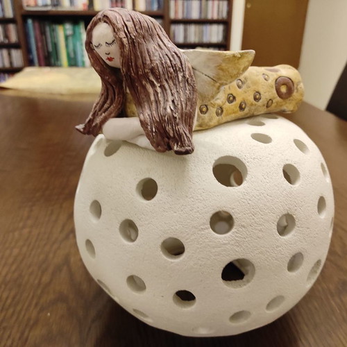 Table ceramic lamp new, decorative