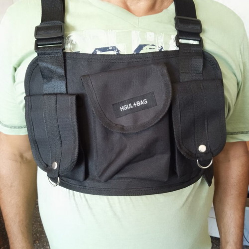 Kanye West Chest Rig Bag for Men hip hop, like new, black