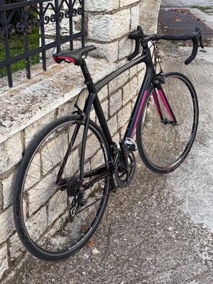 Ποδήλατο κούρσας carbon Campagnolo 2x9 custom μέγεθος L μεταχειρισμένο