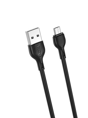 Καλώδια USB 2.0 σε micro USB XO NB200 2 τεμ 1m μαύρα καινούργια