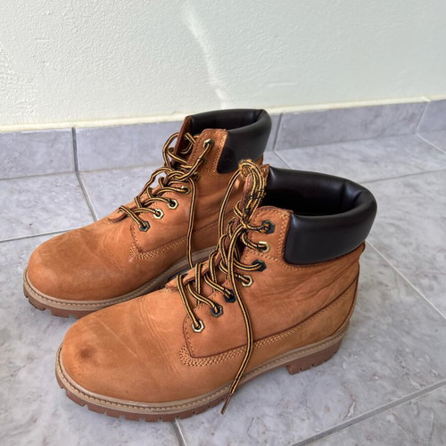 Road brown tan boots used, size 41 unisex