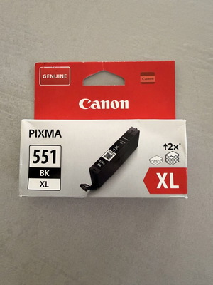 Canon PIXMA 551 BK XL Genuine Black Ink Cartridge new, sealed