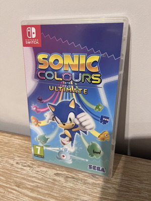 Sonic Colours Ultimate Switch game used, very good condition