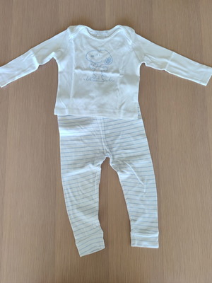 Zara Home unisex cotton pajamas with Snoopy used, 2-3 years