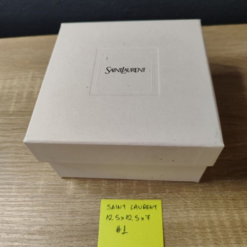 Saint Laurent empty box used 12.5 x 12.5 x 7 cm