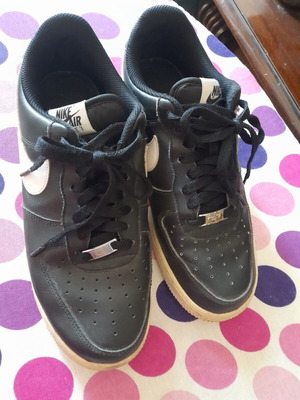 Nike Air shoes size 40.5 used, black, athletic style