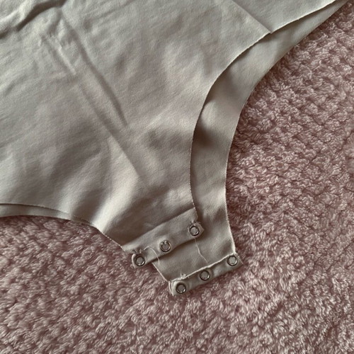 One-shoulder bodysuit Zara like new, beige