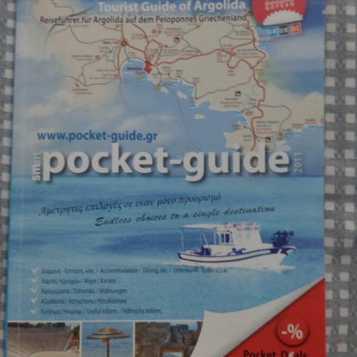 Tourist guide of Argolida like new, 2011 edition