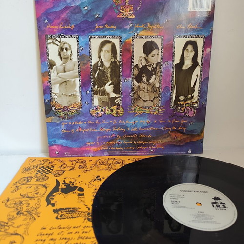 Concrete Blonde Free vinyl LP album 1989 near mint condition