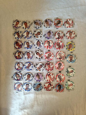 Cheetos La Liga 2013/14 football pogs, pack of 41