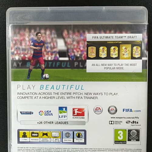 FIFA 16 PlayStation 3 game like new, sports