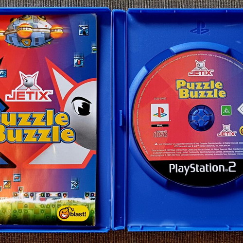Jetix Puzzle Buzzle PS2 game used, Greek edition