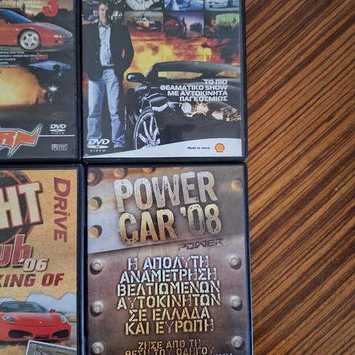 Car DVDs, set of 6