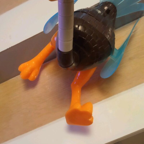 Merc Ostrich from Disney Miles from Tomorrowland used
