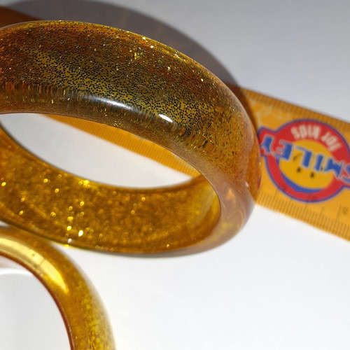 Bracelet set new, gold color, pack of two