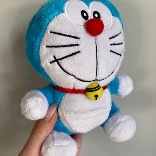Doraemon Cat Japanese Anime Plush Toy by Sekiguchi 2009 Bandai used