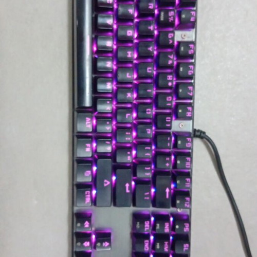 Moto Speed gaming keyboard used with RGB lights