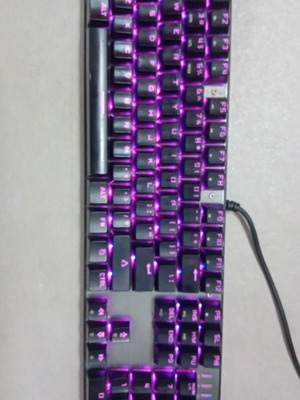 Moto Speed gaming keyboard used with RGB lights