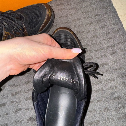 Louis Vuitton Archlight leather trainers 37.5 like new, black and brown