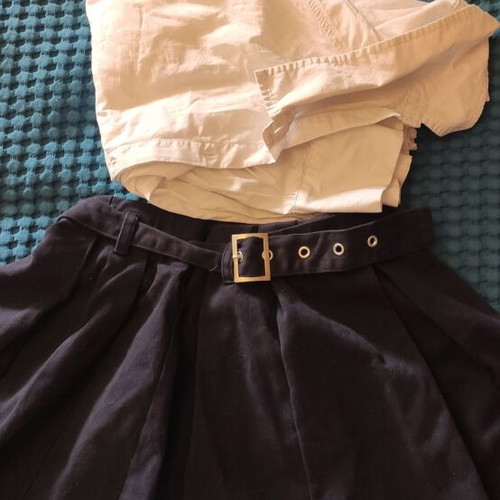 Zara parade set with shirt and skirt for 8-10 years like new
