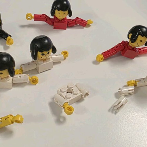 Lego figures used, old