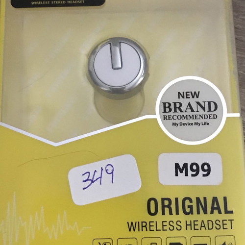 Wireless M99 earbuds white new
