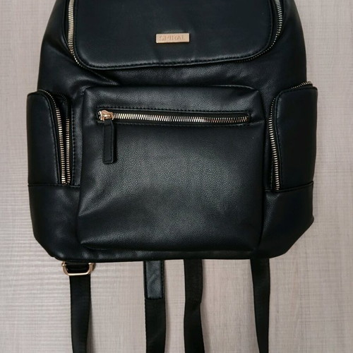 Backpack black Spiral like new with multiple external pockets