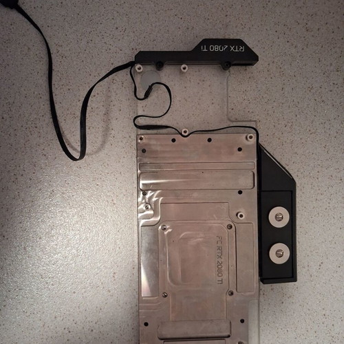 EK-Quantum Vector Strix RTX 2080 Ti D-RGB water block, nickel plexi