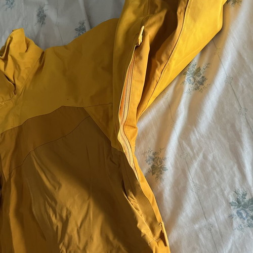 Helly Hansen jacket used, waterproof, warm, size L, yellow and orange