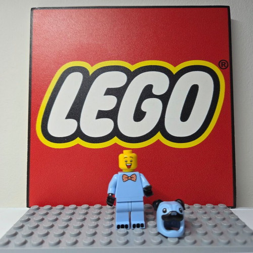 Lego Pug Costume Guy Bow Tie Minifigure 2021 New