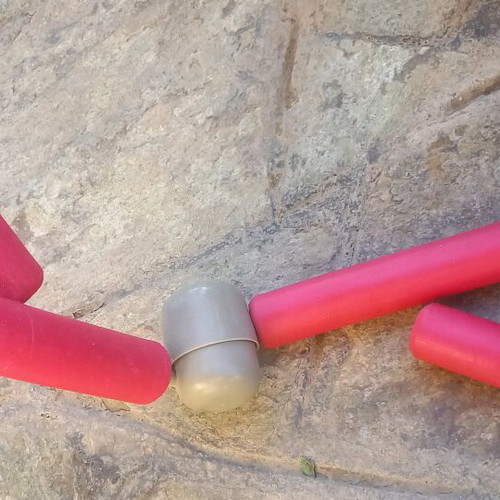 Fitness spring exercise tool used for adductors, arms, and chest