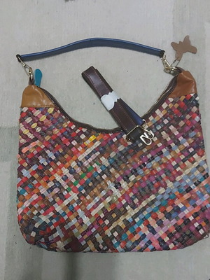 Crossbody bag multicolored new, unused from Italy