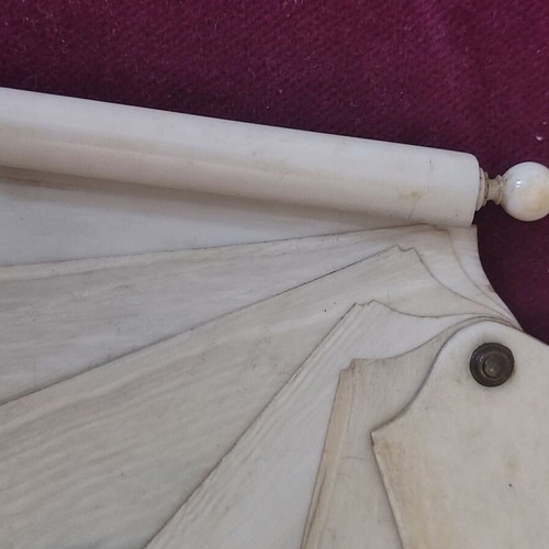 French bone notebook used, circa 1880