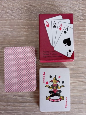 Mini travel playing cards new, set of 2